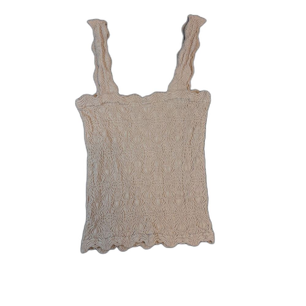 Pink Rose Women's Sleeveless Textured Seamless Tank Top Brown L/XL